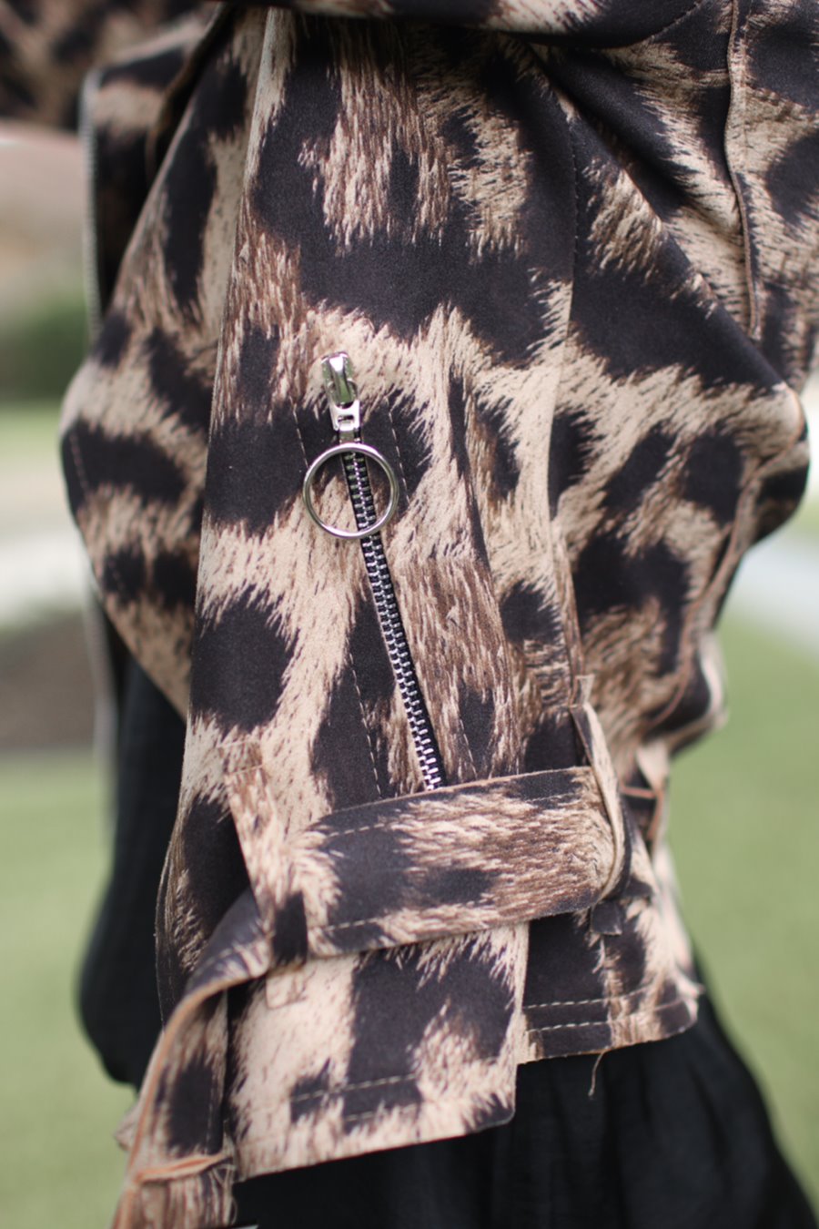 Alice Leopard Moto Jacket - Jess Lea Boutique