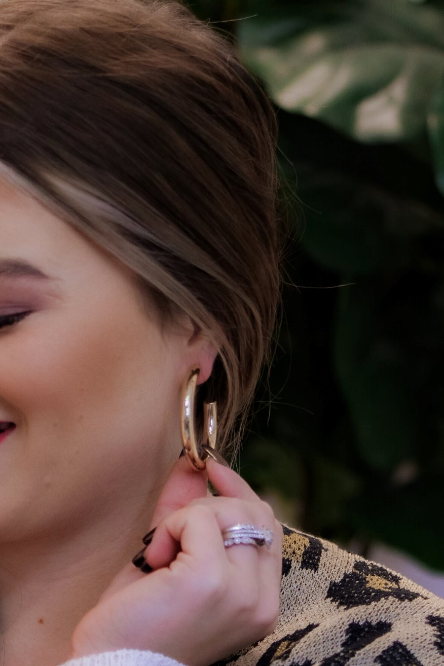 Alle Gold Hoop Earrings - Jess Lea Boutique