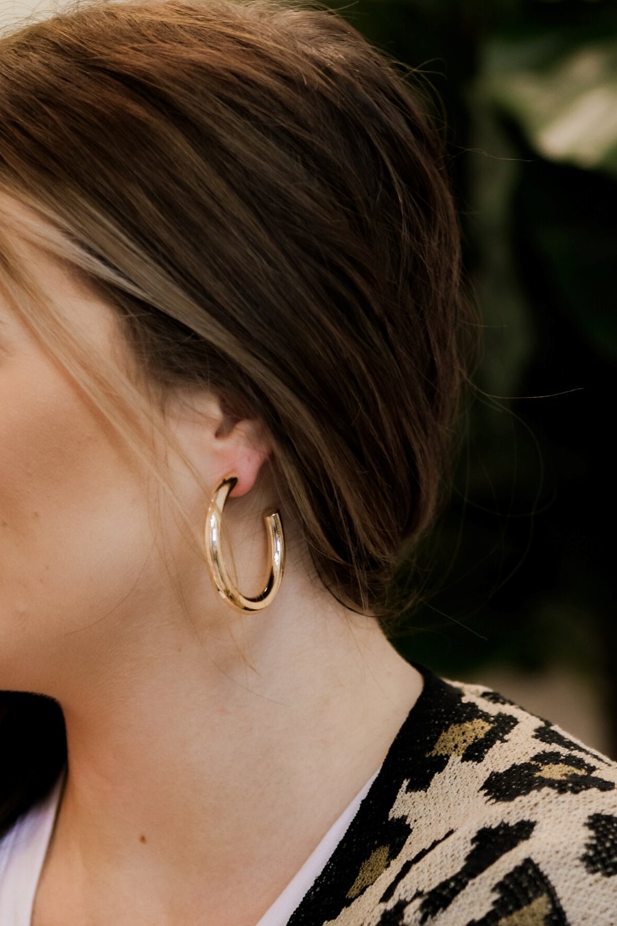 Alle Gold Hoop Earrings - Jess Lea Boutique