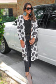 Ava Leopard Long Cardigan - Jess Lea Boutique