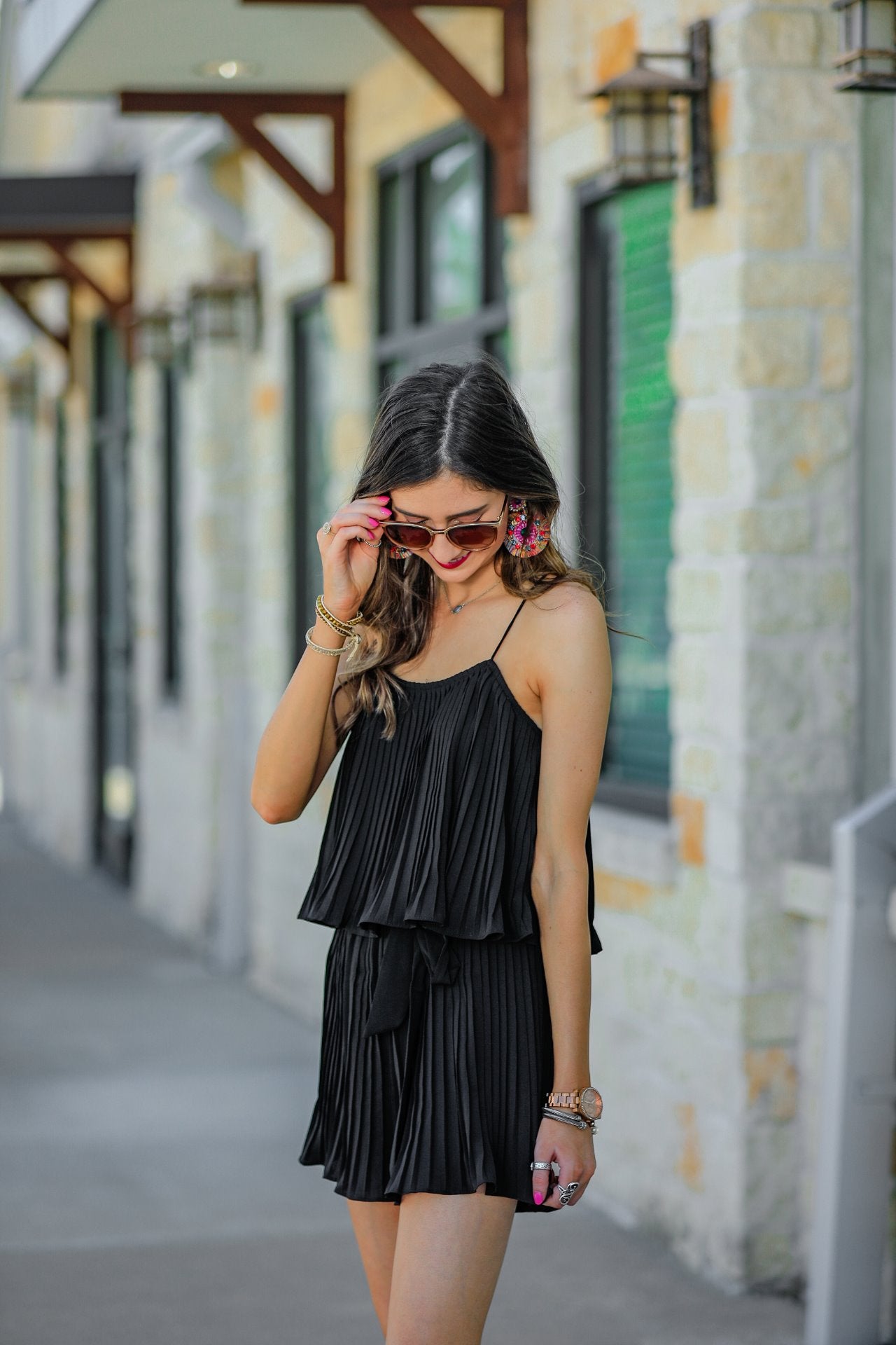 Back to Glam Pleated Romper - Jess Lea Boutique