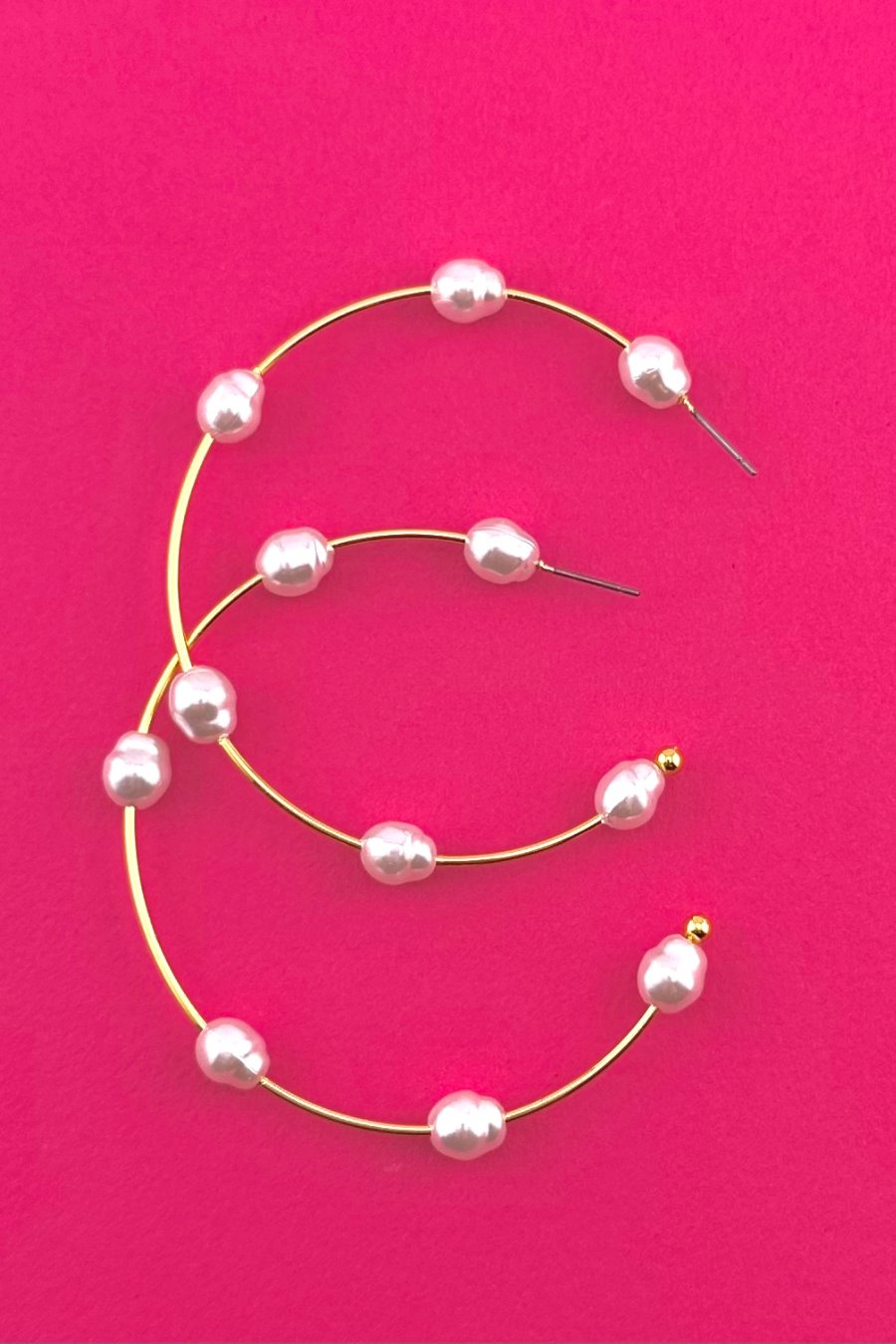Large Pearl Stud Earrings | Style No. 241 – Jewelry Flirty