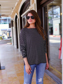 Brooke Boat Neck Top - Jess Lea Boutique