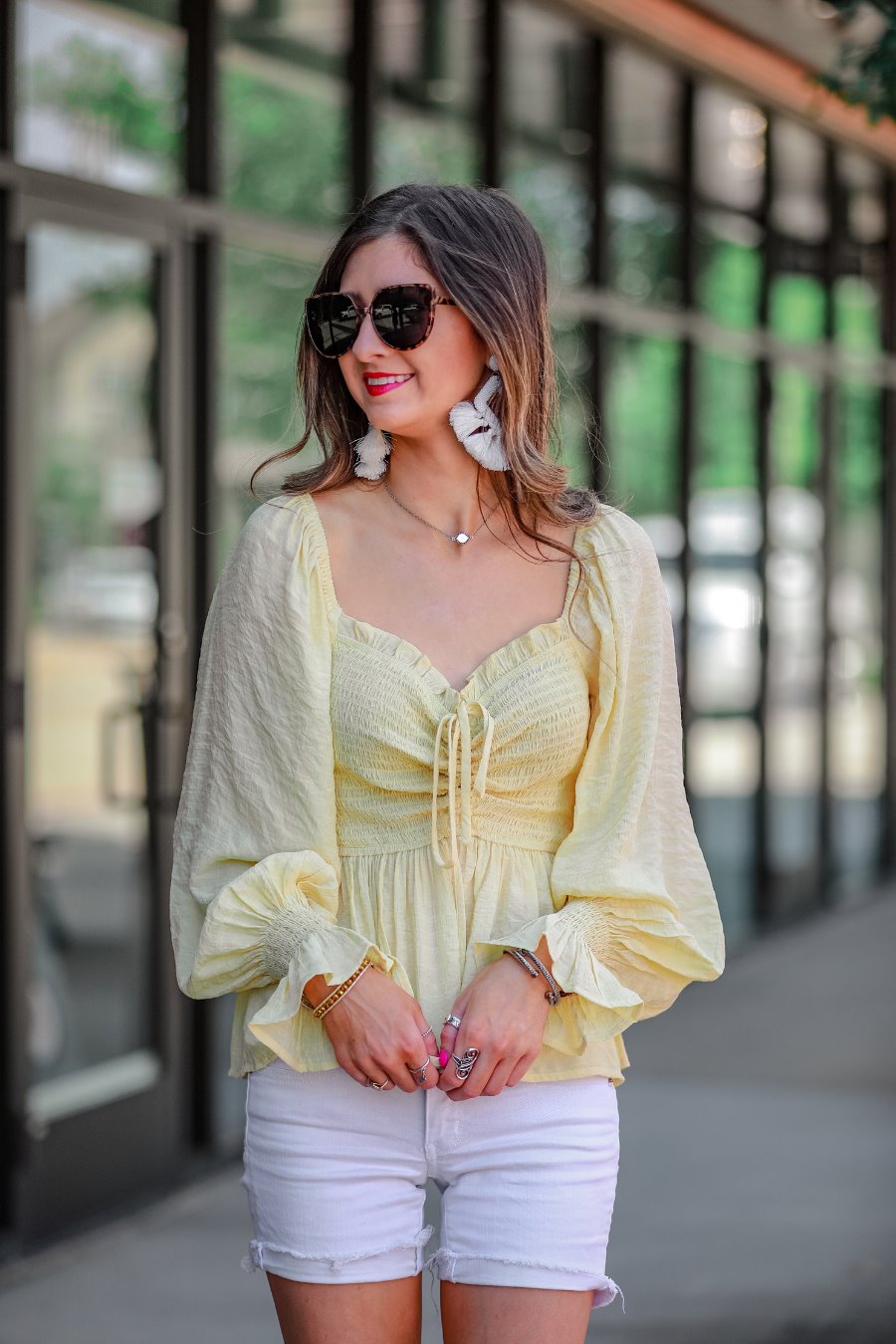 Buttercup Smocked Blouse
