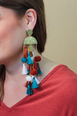 Chandelier Tassel Earrings1