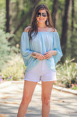 Charlotte Cold Shoulder Top - Jess Lea Boutique