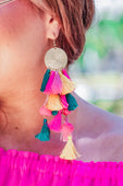 Claire Tiered Tassel Earrings