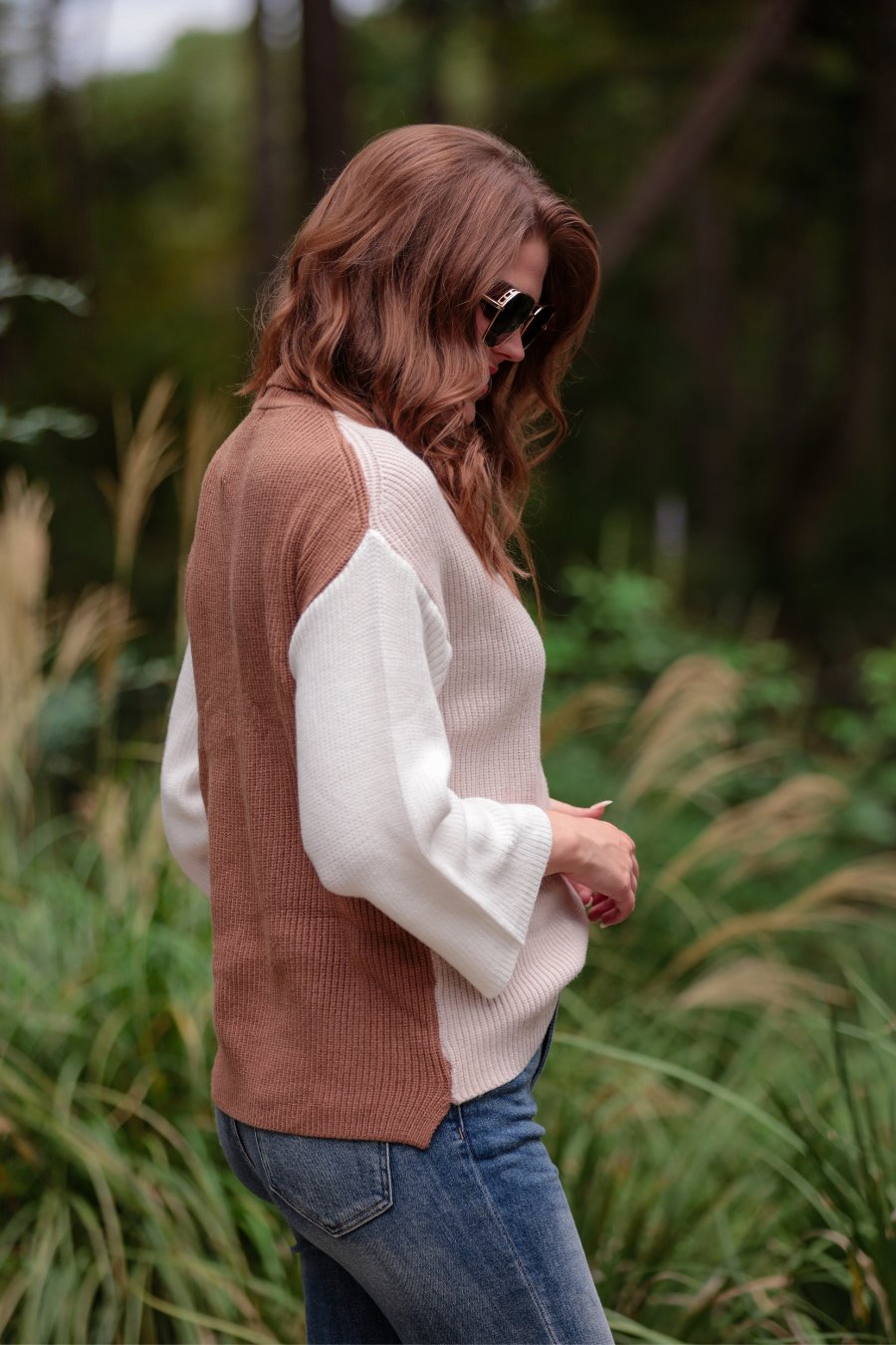 Cold Brew Color Block Sweater - Jess Lea Boutique