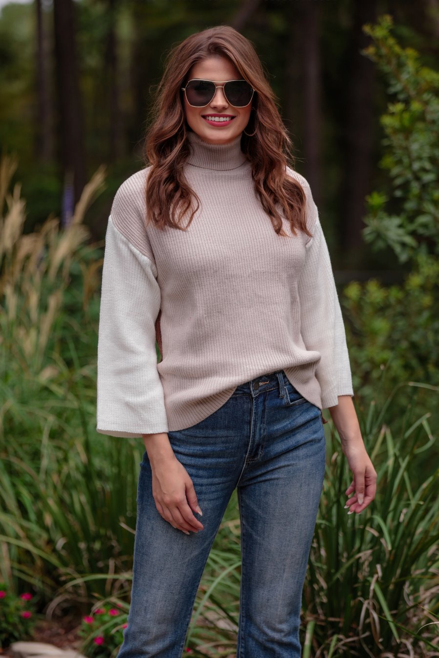 Cold Brew Color Block Sweater - Jess Lea Boutique