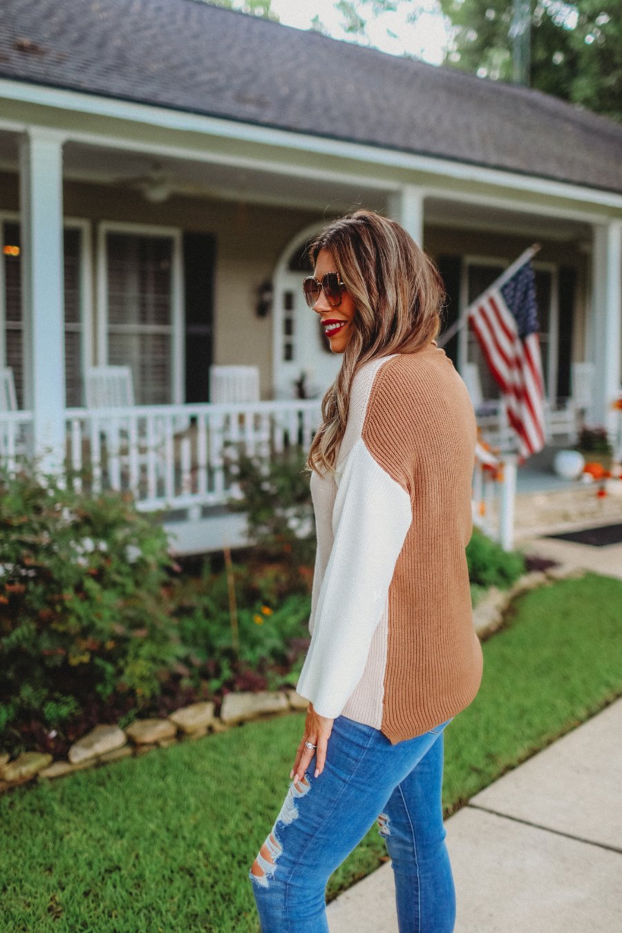 Cold Brew Color Block Sweater - Jess Lea Boutique