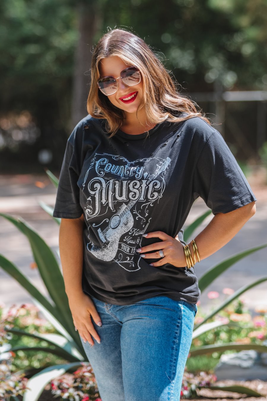 Country Music Graphic Tee - Jess Lea Boutique
