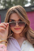 Dare To Dazzle Aviator Sunglasses
