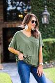 Dean Short Sleeve Pocket Tee - Jess Lea Boutique