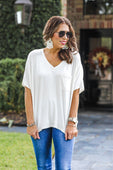 Dean Short Sleeve Pocket Tee - Jess Lea Boutique
