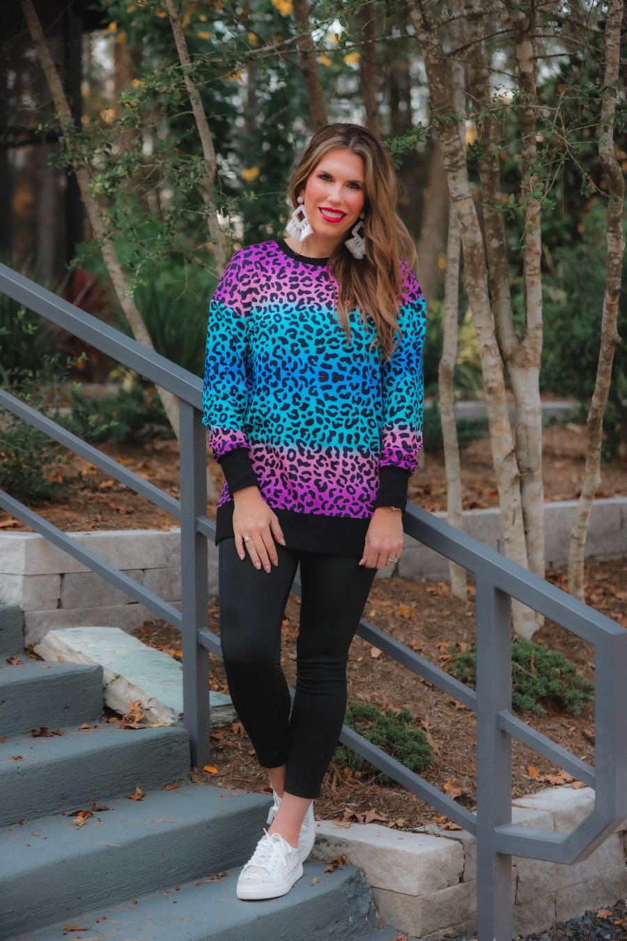 Dream In Color Leopard Everyday Tunic - Jess Lea Boutique