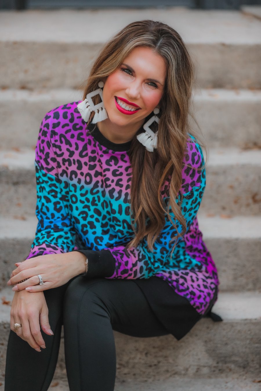 Dream In Color Leopard Everyday Tunic - Jess Lea Boutique