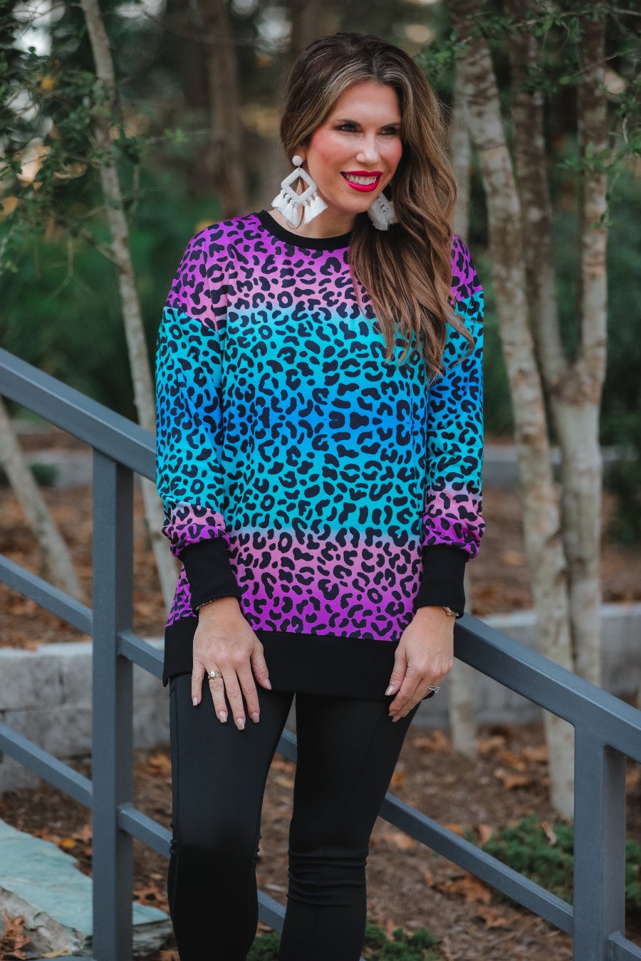 Dream In Color Leopard Everyday Tunic - Jess Lea Boutique