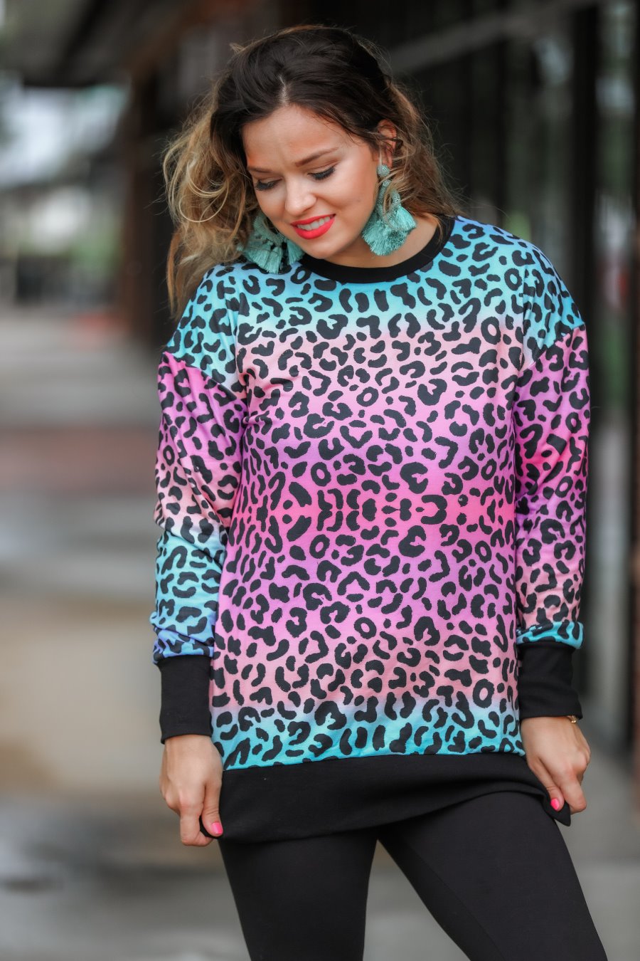 Dream In Color Leopard Everyday Tunic - Jess Lea Boutique