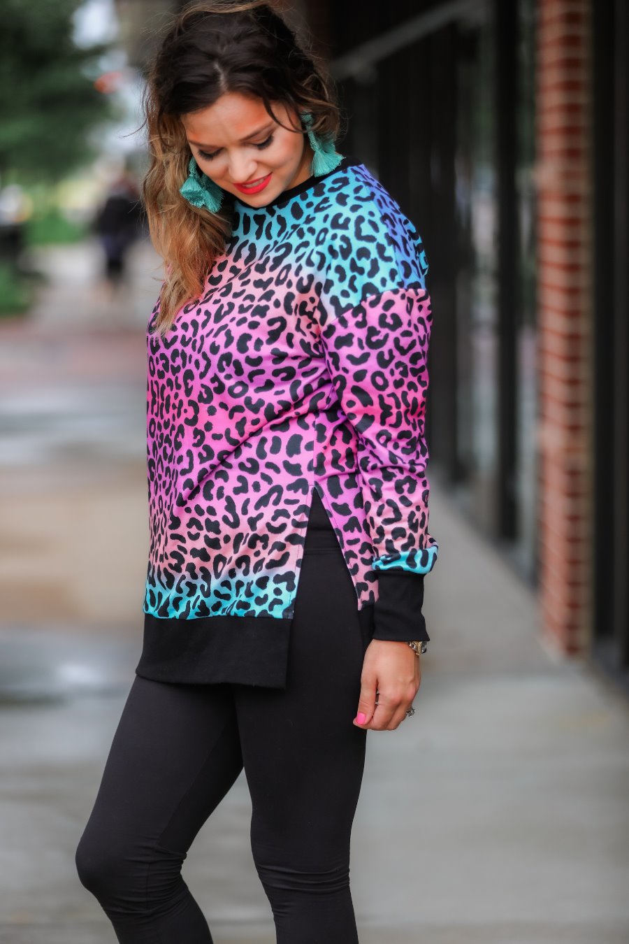 Dream In Color Leopard Everyday Tunic - Jess Lea Boutique