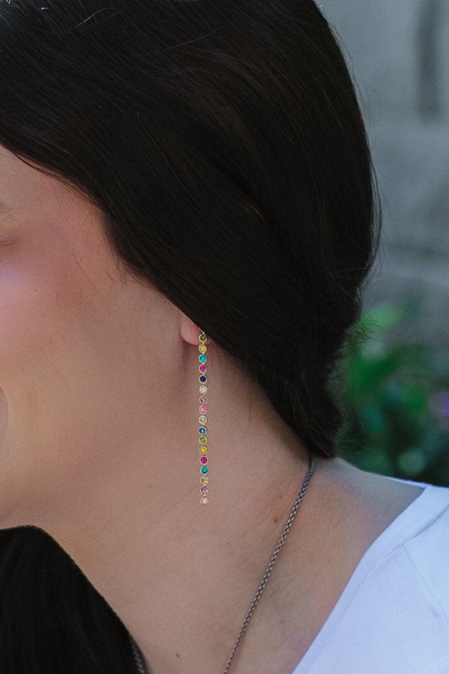 Elayna Multicolor Drop Earrings