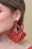 Ellie Fringe Drop Earrings