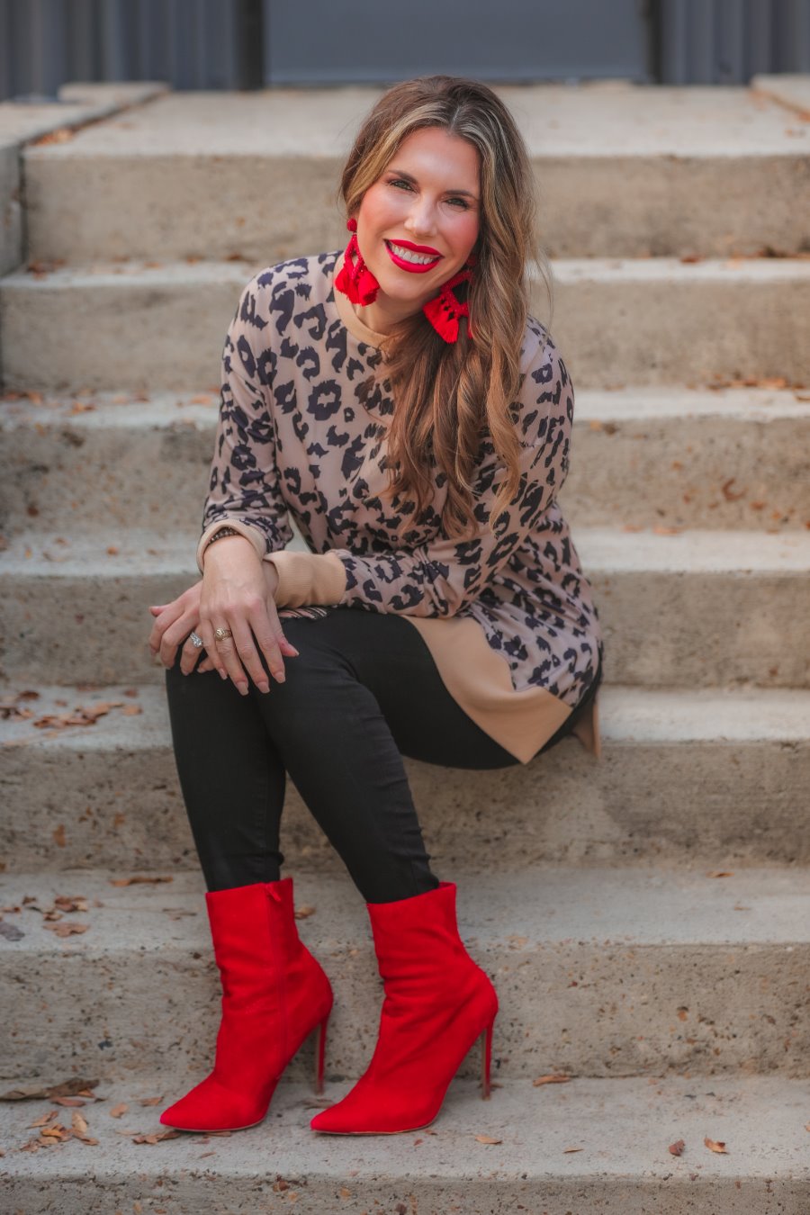 Erin Taupe Leopard Everyday Tunic - Jess Lea Boutique