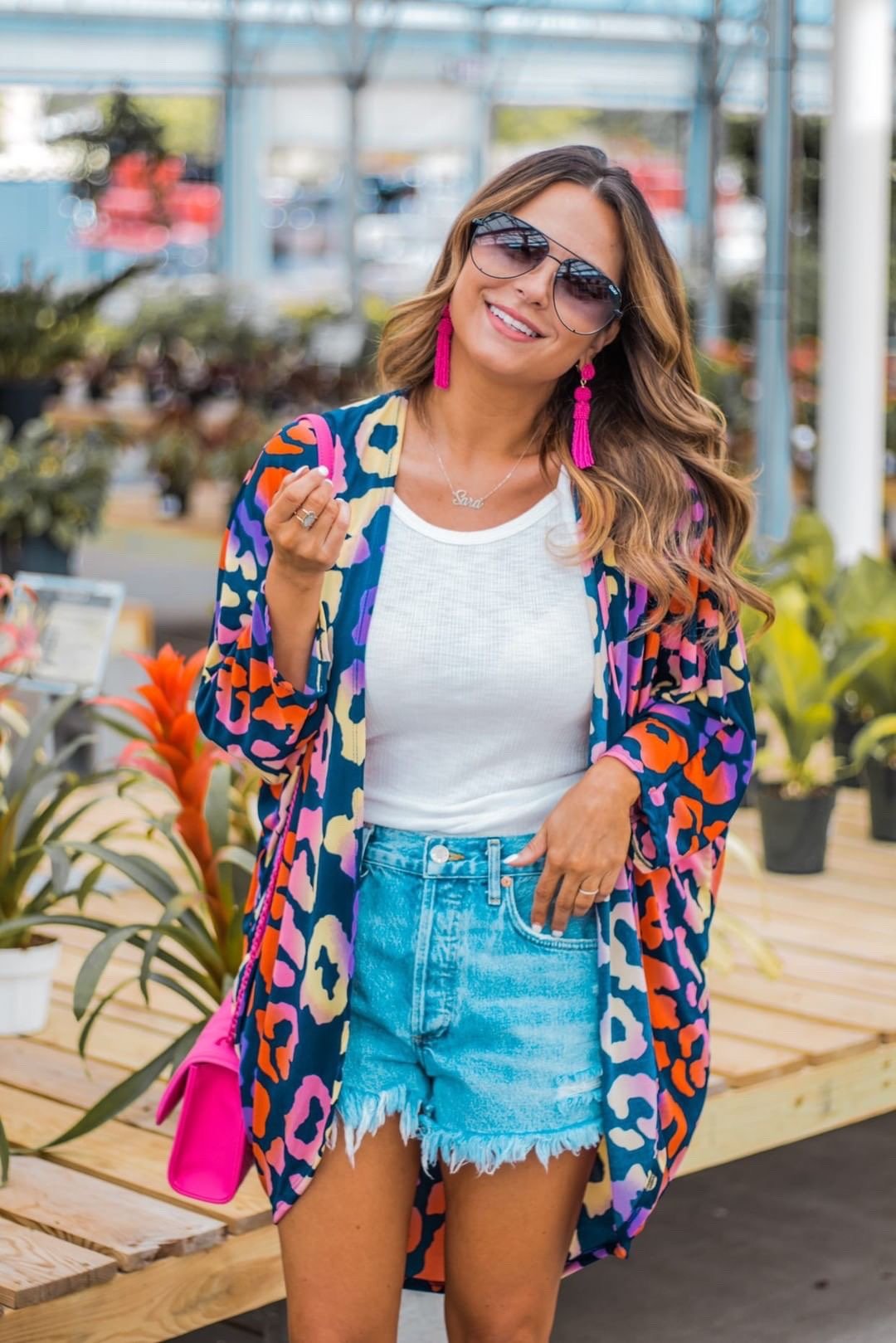 Everly Colorful Leopard Cardigan - Jess Lea Boutique