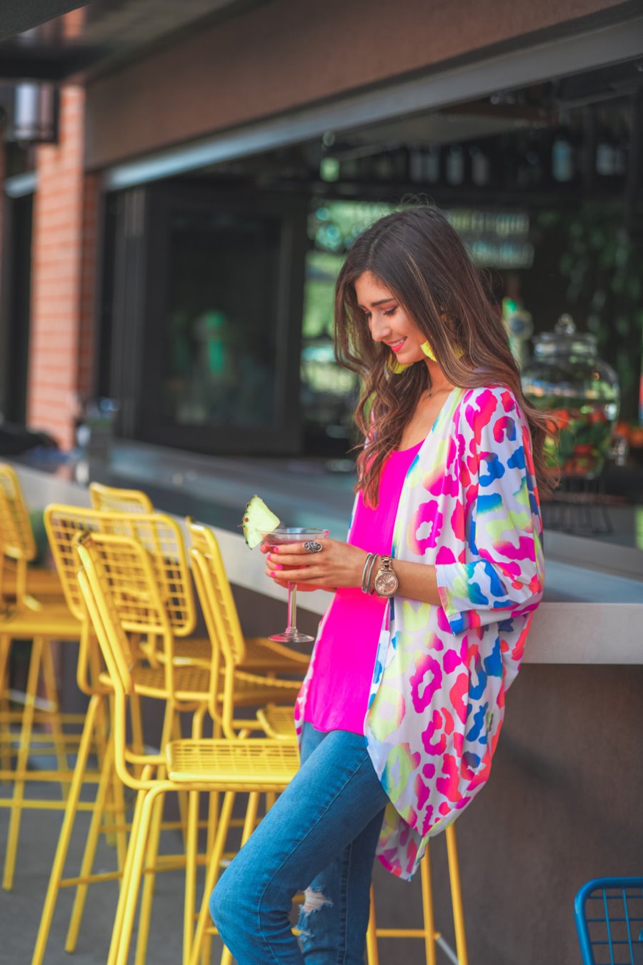Everly Colorful Leopard Cardigan - Jess Lea Boutique