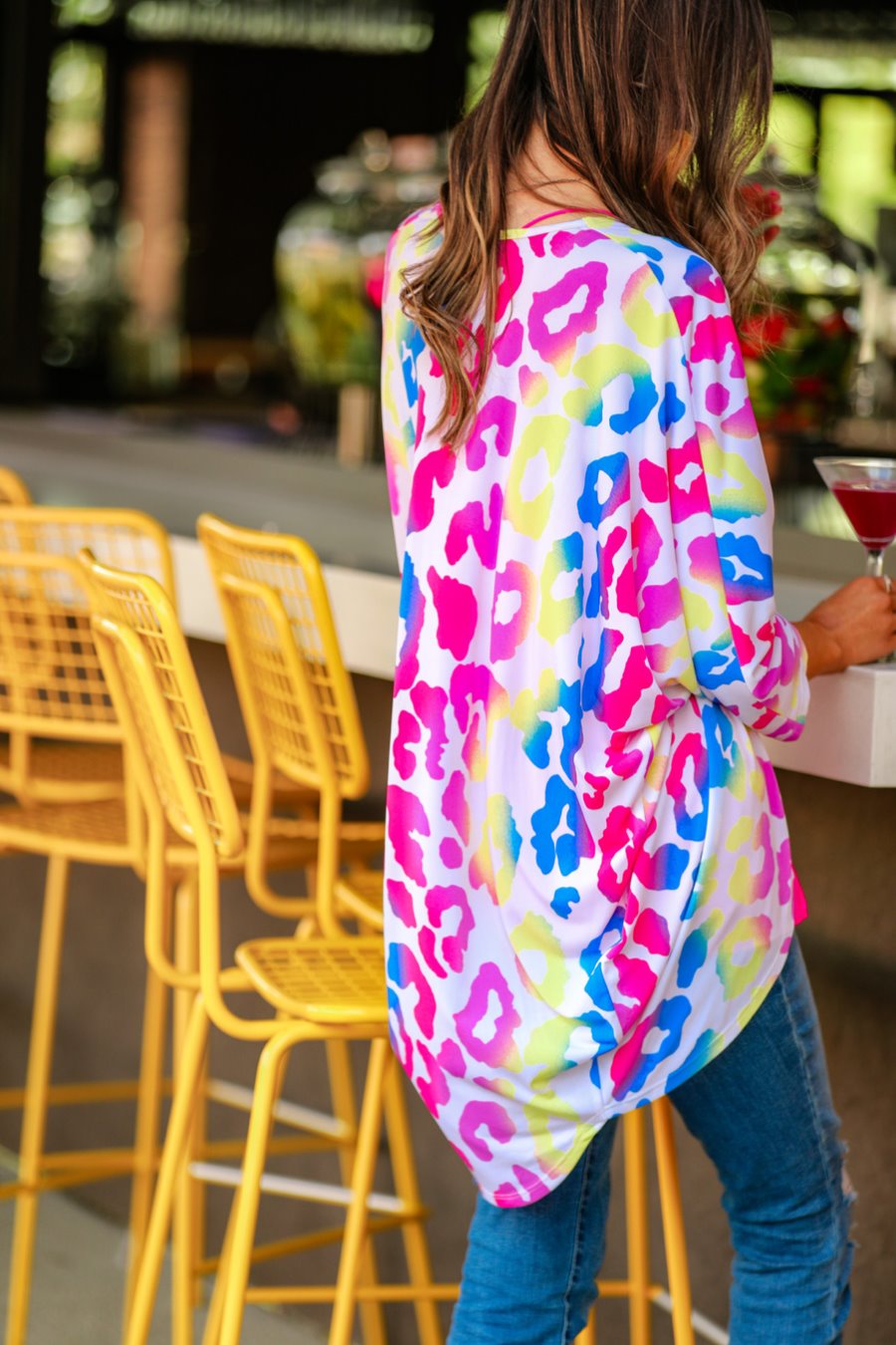 Everly Colorful Leopard Cardigan - Jess Lea Boutique