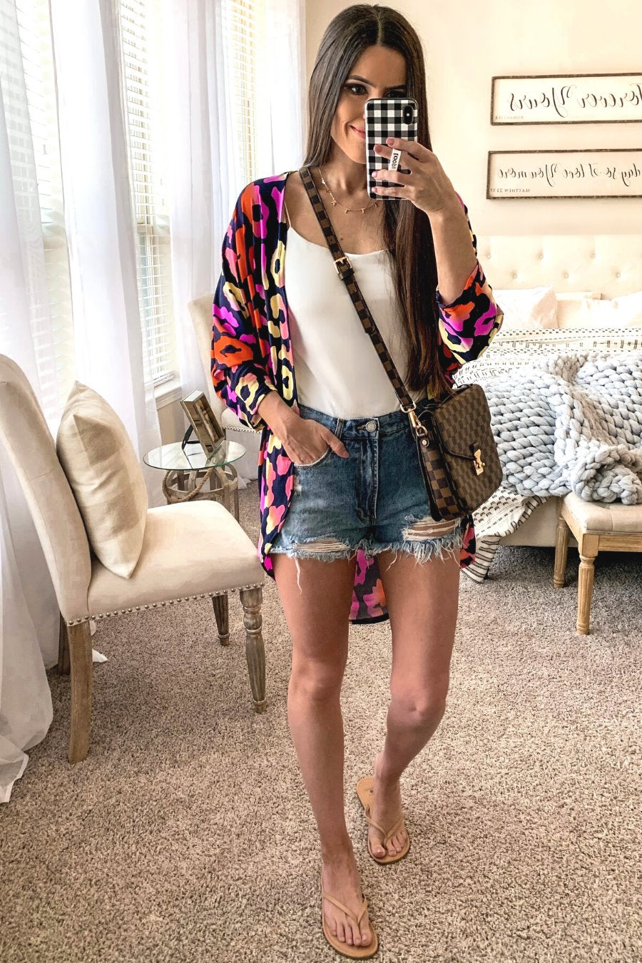 Everly Colorful Leopard Cardigan - Jess Lea Boutique