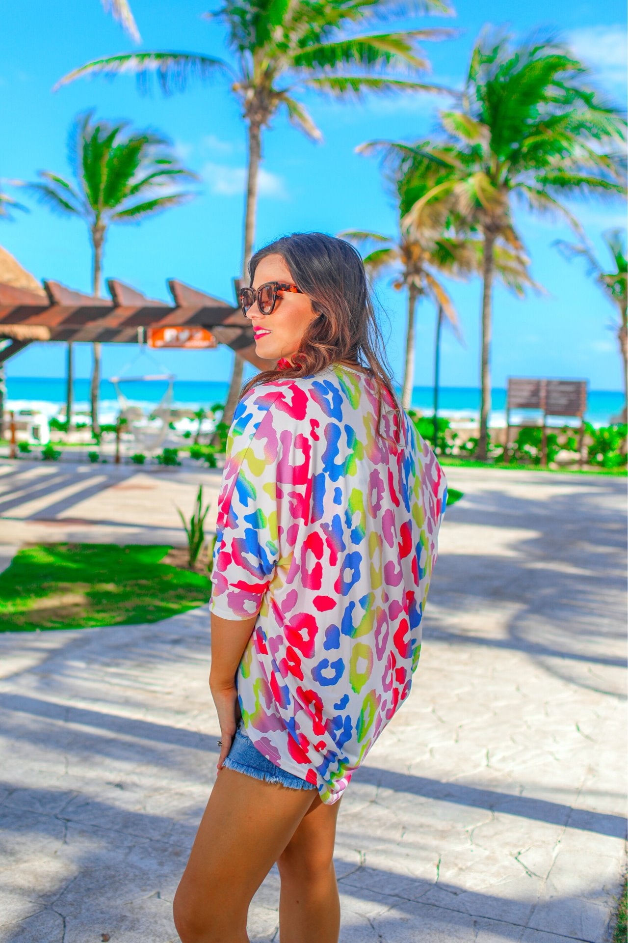 Everly Colorful Leopard Cardigan - Jess Lea Boutique
