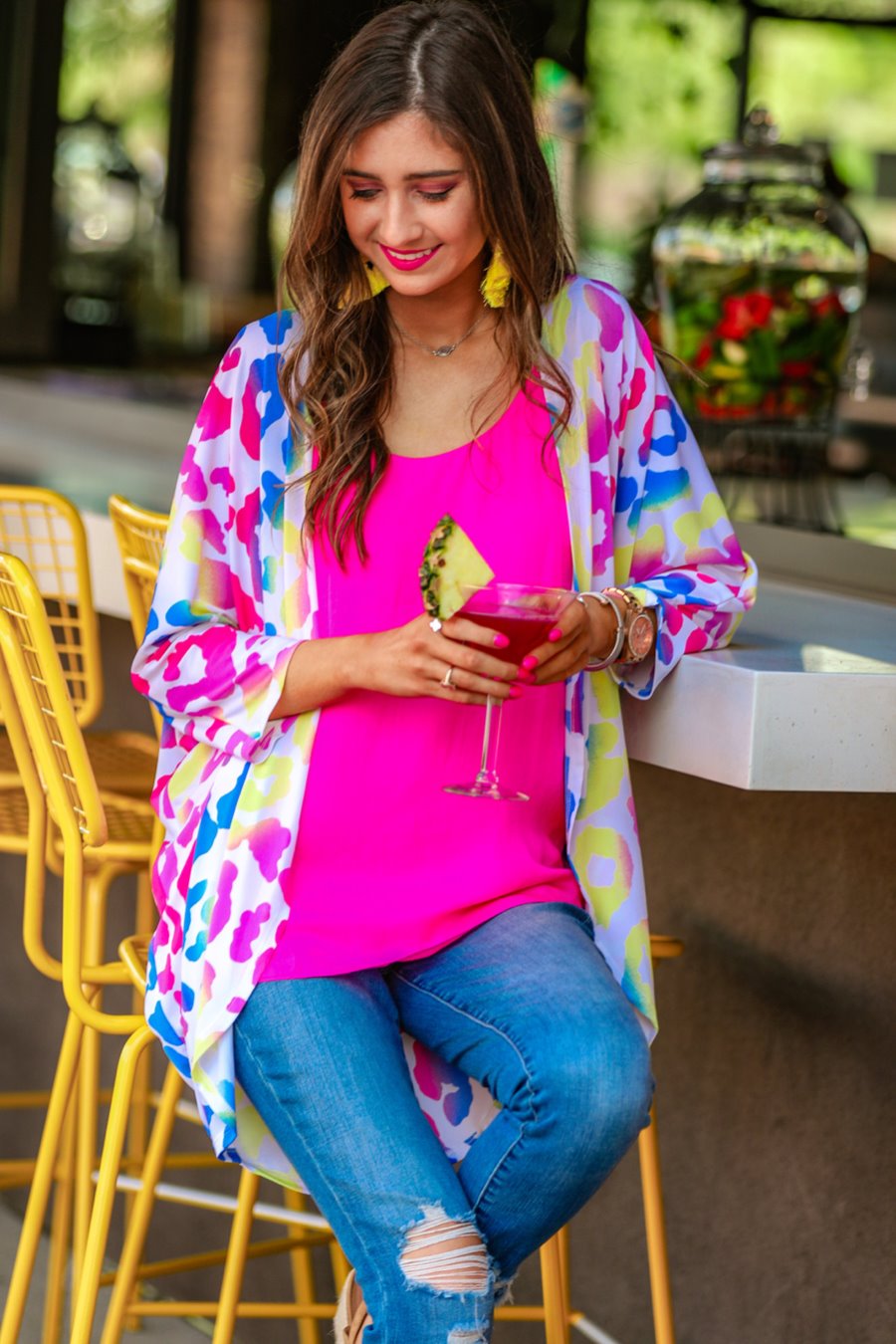 Everly Colorful Leopard Cardigan - Jess Lea Boutique