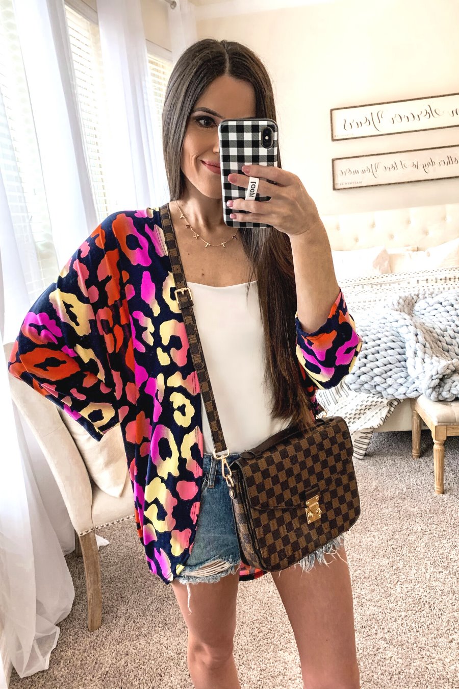 Everly Colorful Leopard Cardigan