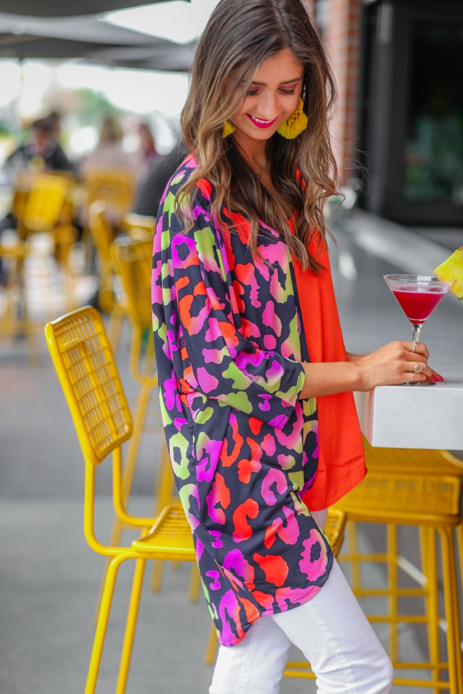 Everly Colorful Leopard Cardigan - Jess Lea Boutique
