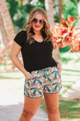 Eye Of The Tiger Drawstring Everyday Shorts - Jess Lea Boutique