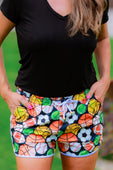 Go Team Multi Sport Drawstring Everyday Shorts - Jess Lea Boutique