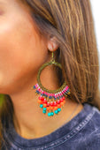 Grand Finale Beaded Earrings - Jess Lea Boutique