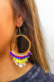Grand Finale Beaded Earrings - Jess Lea Boutique