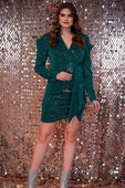 Holiday Glow Sparkle Ruched Dress - Jess Lea Boutique