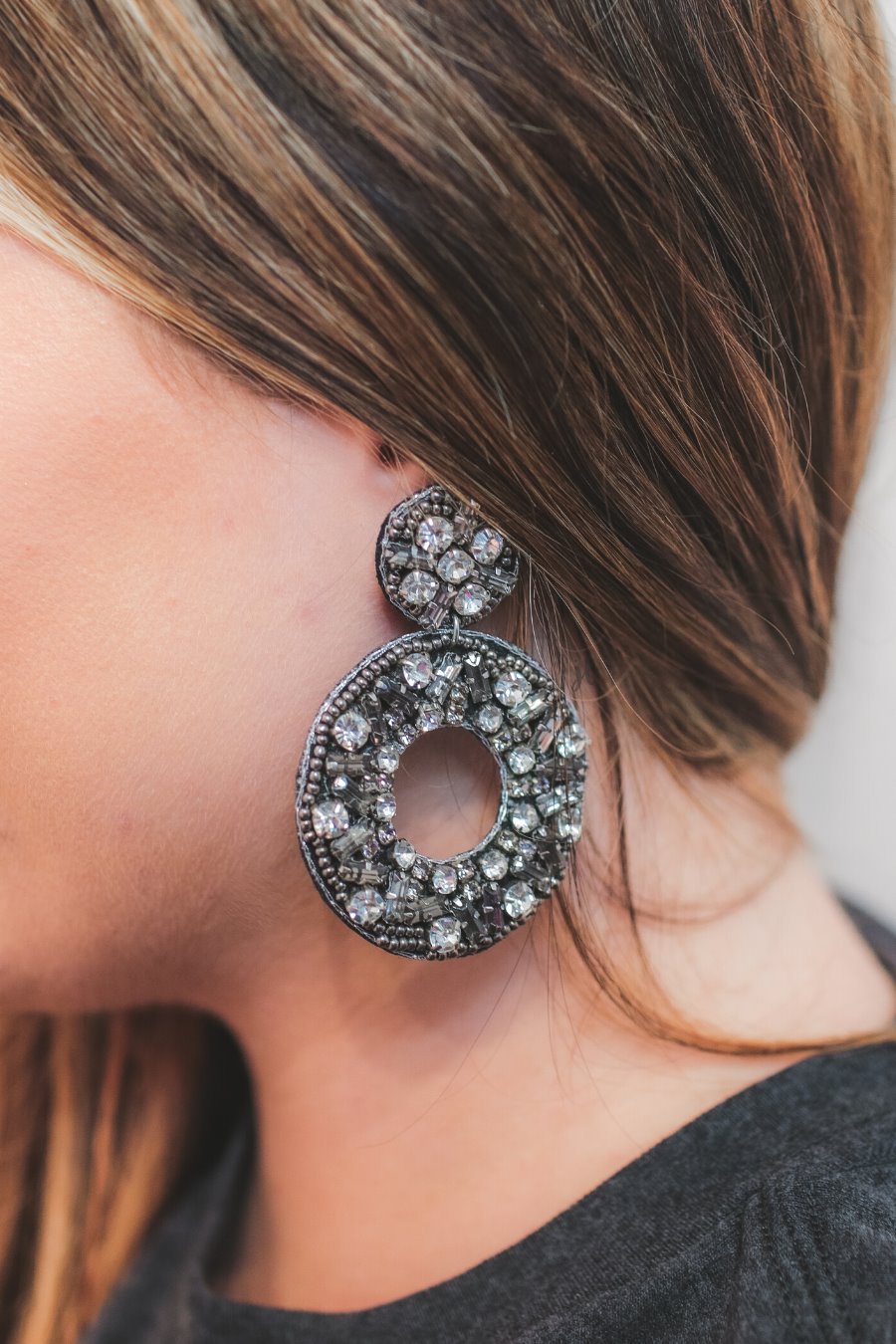 Holiday Magic Round Earrings - Jess Lea Boutique