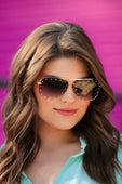 Hollywood Studded Aviator Sunglasses - Jess Lea Boutique