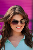 Hollywood Studded Aviator Sunglasses - Jess Lea Boutique