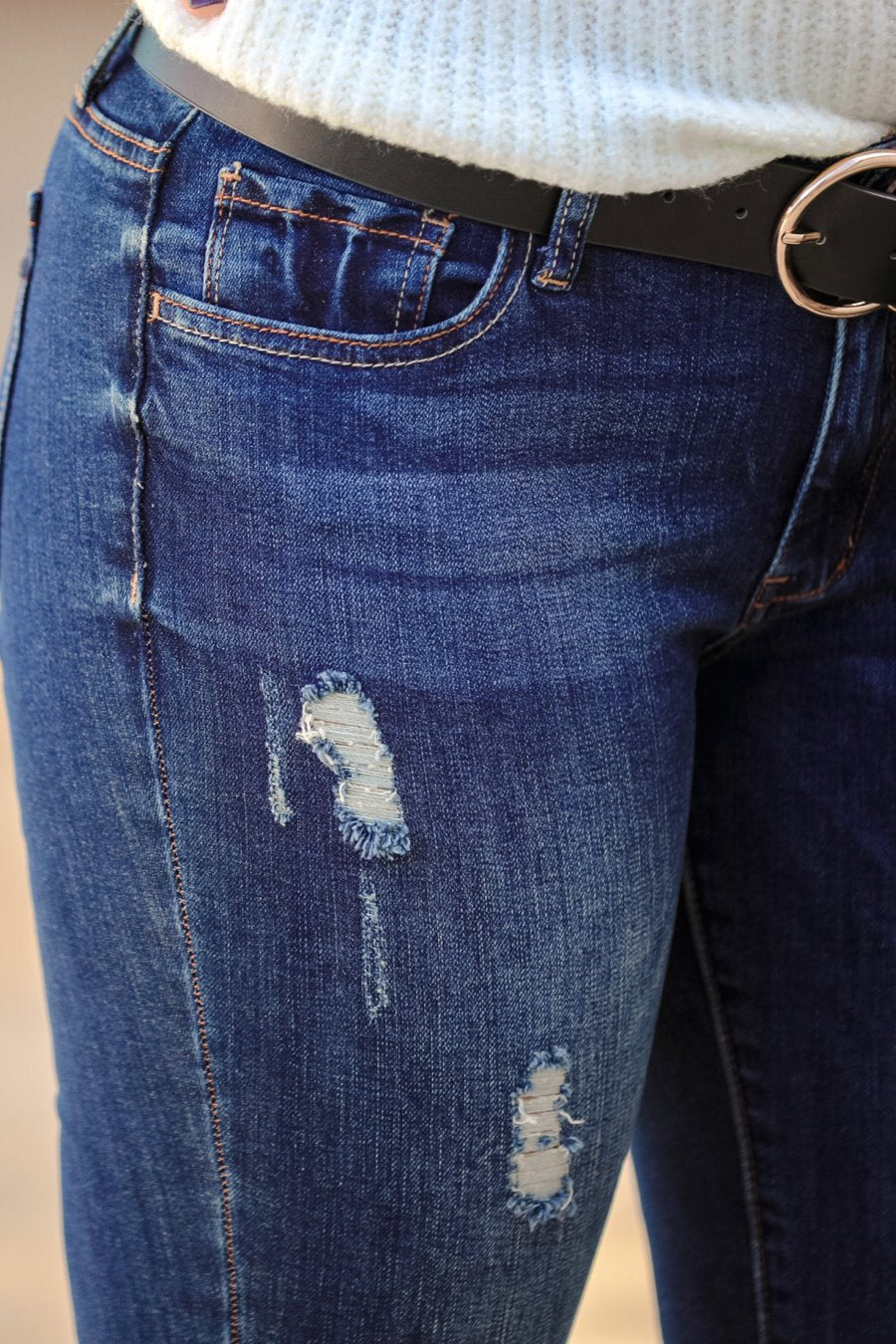 Jentry Distressed Mom Jeans by Jess Lea Boutique