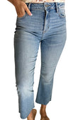 Jackson Light Cropped Flare Jeans