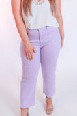 Jade Cropped Color Jeans
