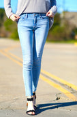 Jay Light Denim Skinny Jeans - Jess Lea Boutique