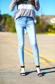 Jay Light Denim Skinny Jeans - Jess Lea Boutique