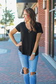 Jess Lea Basic Pocket Tee