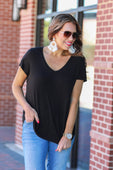 Jess Lea Basic Pocket Tee