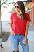 Jess Lea Basic Pocket Tee